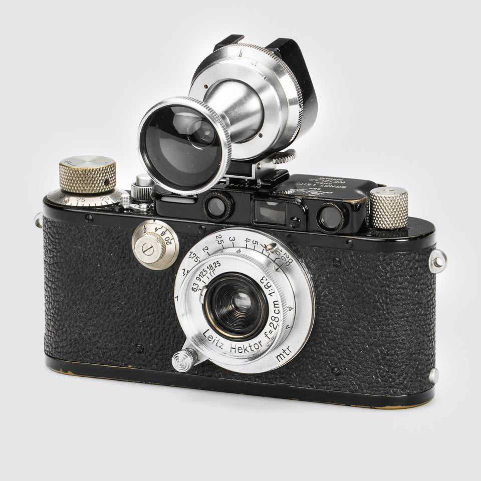 Leica IIIa black + 6.3/2.8cm Hektor | Coeln Cameras – Vintage