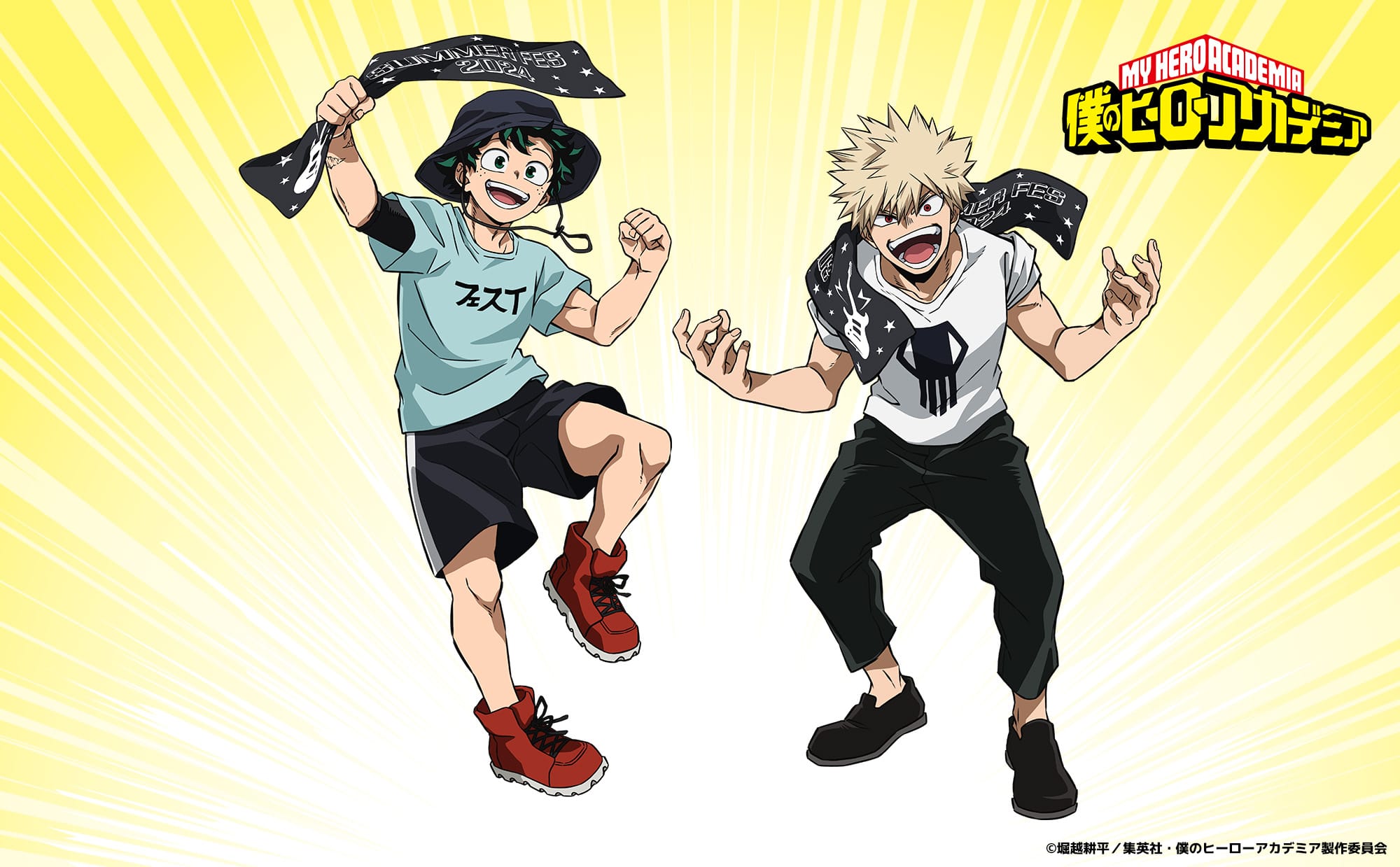 僕のヒーローアカデミア デクとかっちゃんの夏フェスVer.描き下ろし解禁!