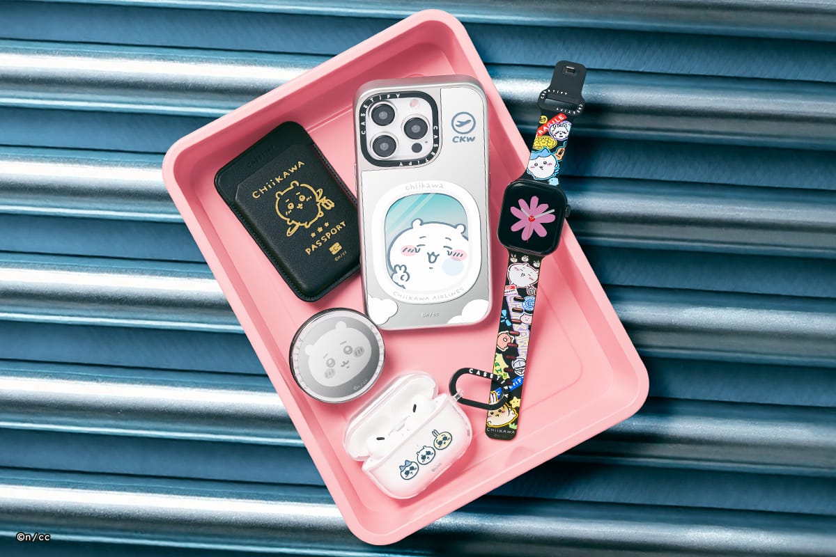 ちいかわ × CASETiFY 12月28日より旅行テーマのコラボアイテム登場!