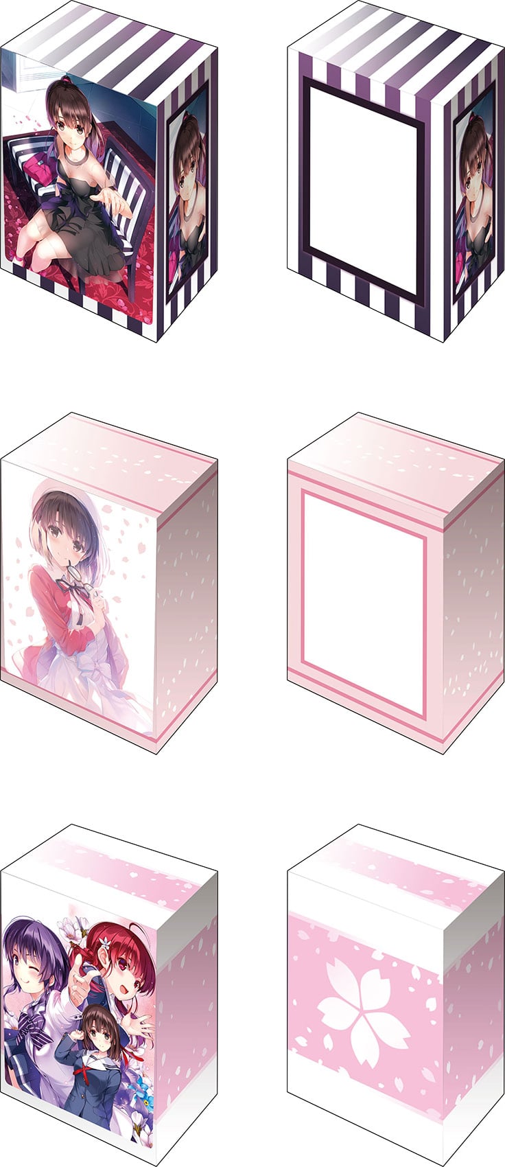 冴えカノ」「デート・ア・バレット」美麗カードスリーブ 4月下旬発売!