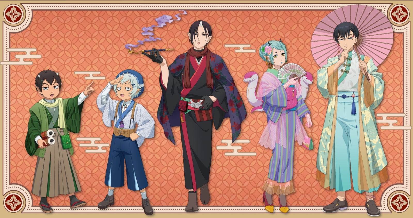 鬼灯の冷徹 髪を耳にかけた鬼灯や白澤らの描き下ろしグッズ 11月発売!