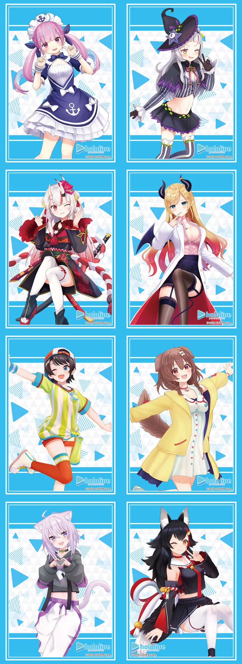 ホロライブ 2期生達の ”2023 Ver.” スリーブなどカードサプライ 12月発売!