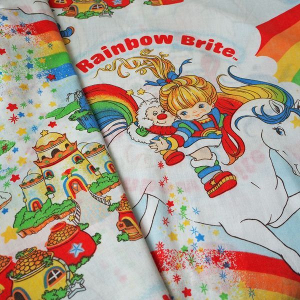 ヴィンテージシーツ レインボーブライト