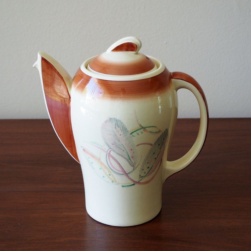 スージークーパー グレイリーフ コーヒーポット ケストレルシェイプ