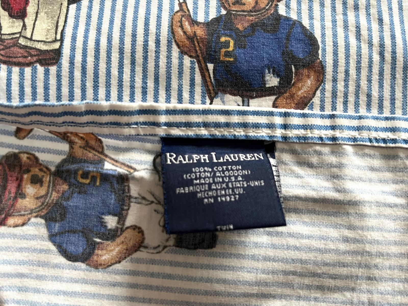 ヴィンテージシーツ ラルフローレン ポロベア