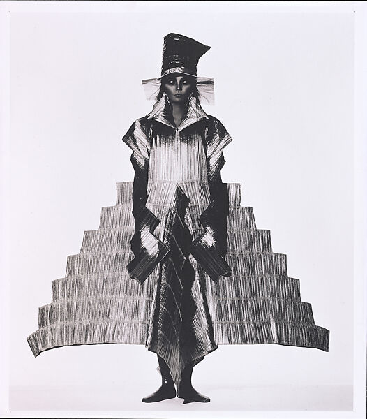 Irving Penn - Issey Miyake Staircase Dress, New York - The