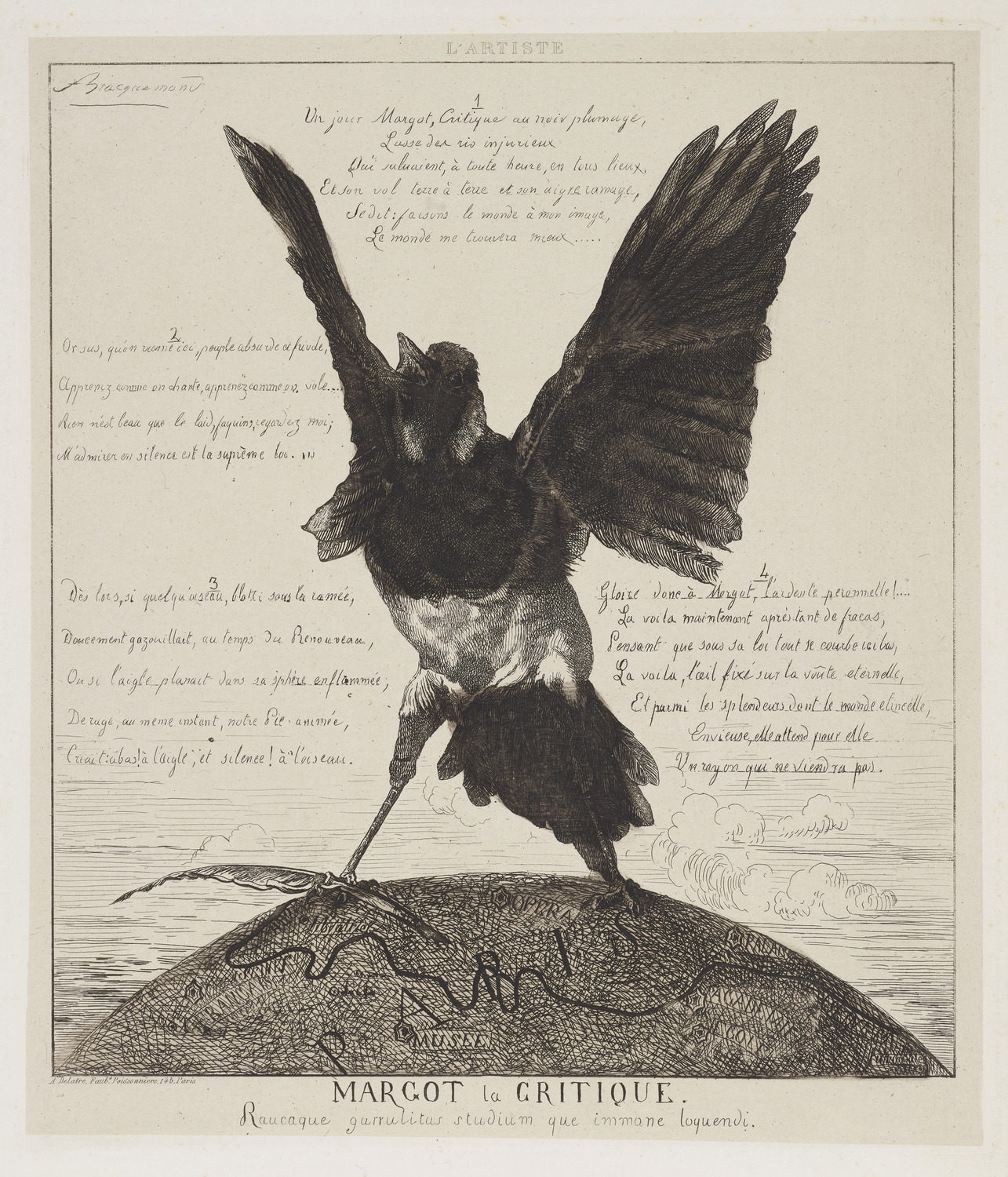 批評家マルゴ|フェリックス・ブラックモン |所蔵作品検索｜国立西洋美術館