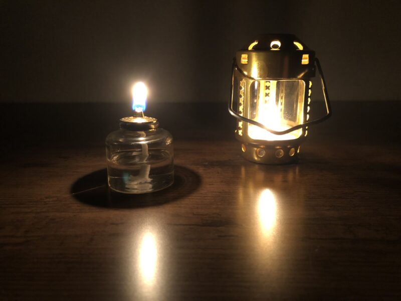 ロゴスの「キャンドルランタン」レビュー】 オイル化での使用が
