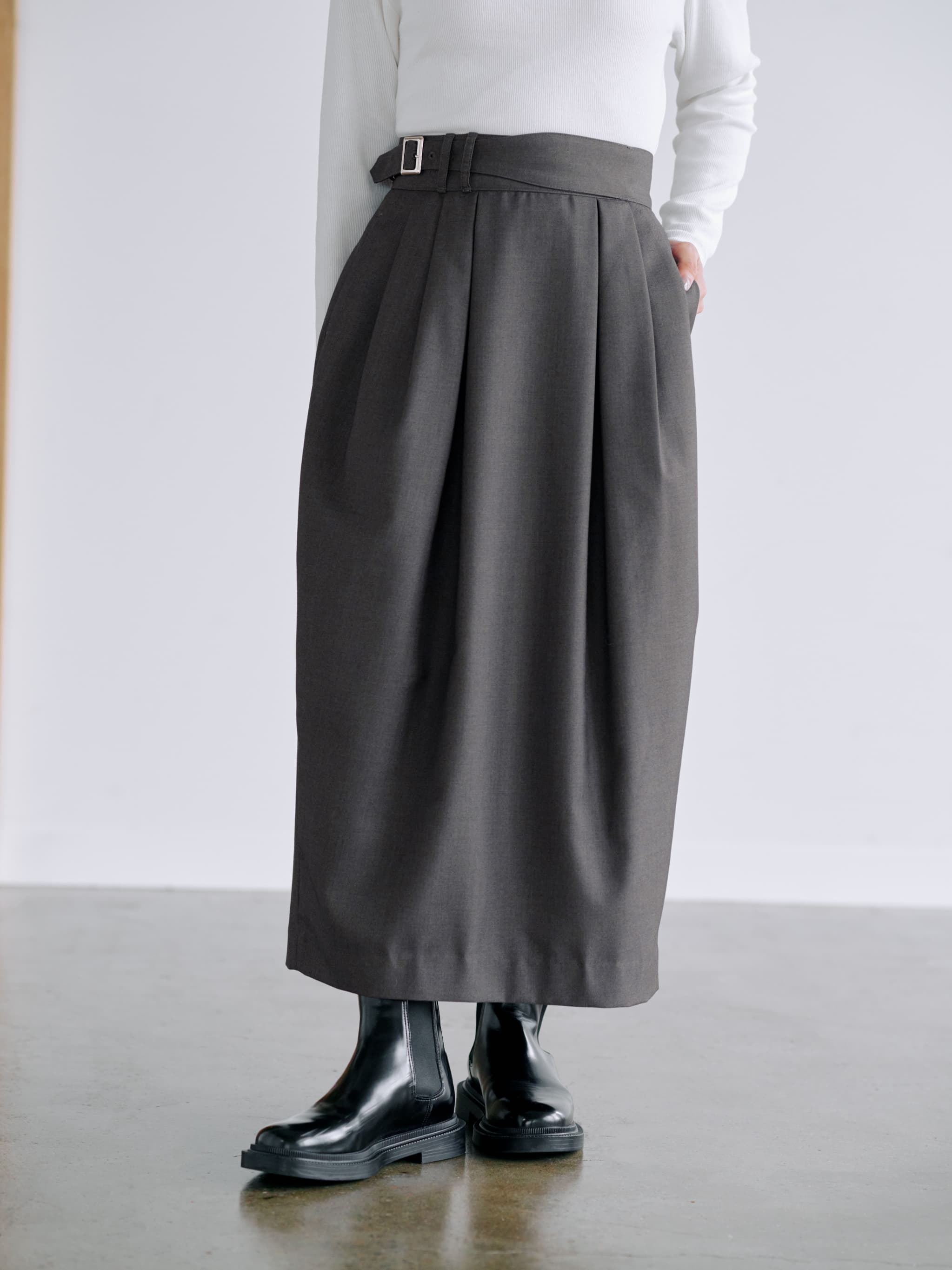 タックコクーングルカスカート-short & regular | 小柄・低身長女性