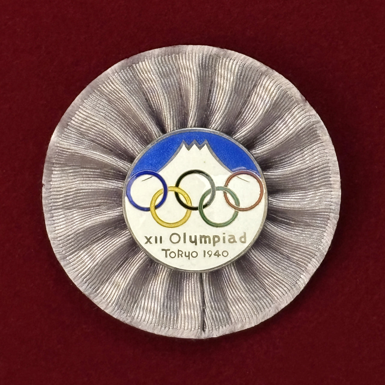 日本】1940年東京オリンピック 公認マークバッジ［C-0000316