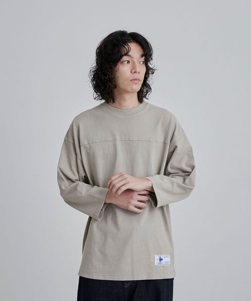 USAコットンピグメントフットボールTシャツ