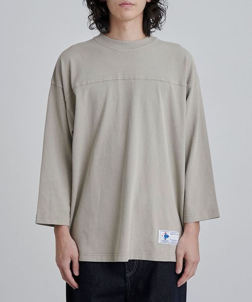 USAコットンピグメントフットボールTシャツ