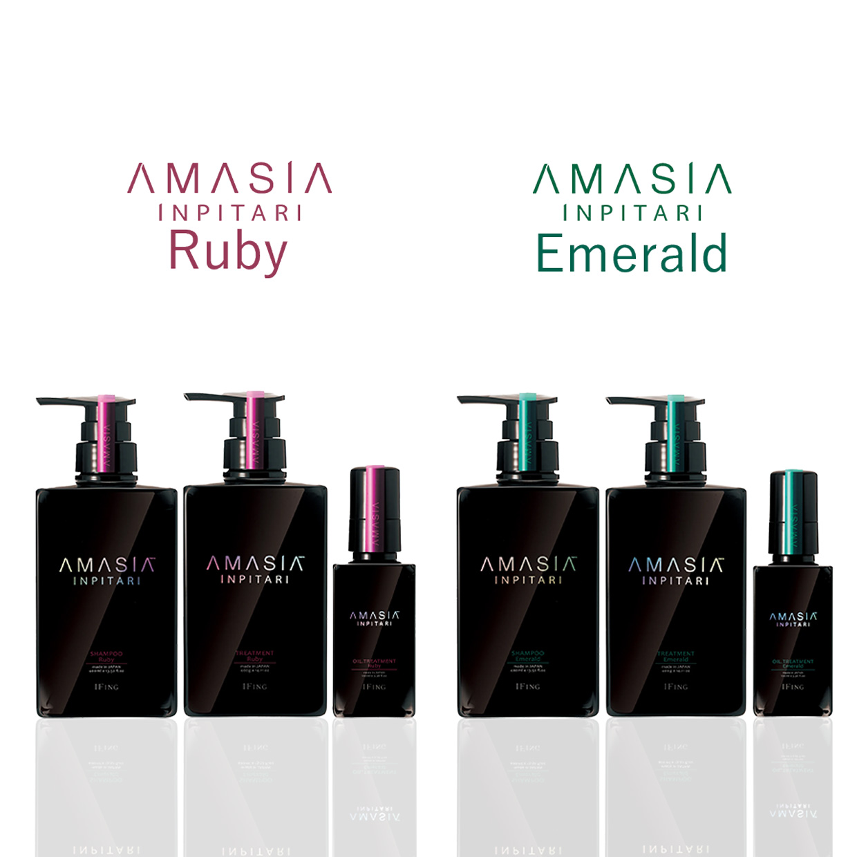 AMASIA インピタリ エメラルドシャンプー 400mlボトル｜owl cosme