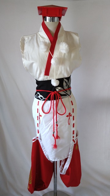 12967 にじさんじ 山神カルタ 和装コスプレ衣装武器小物ウィッグブーツ