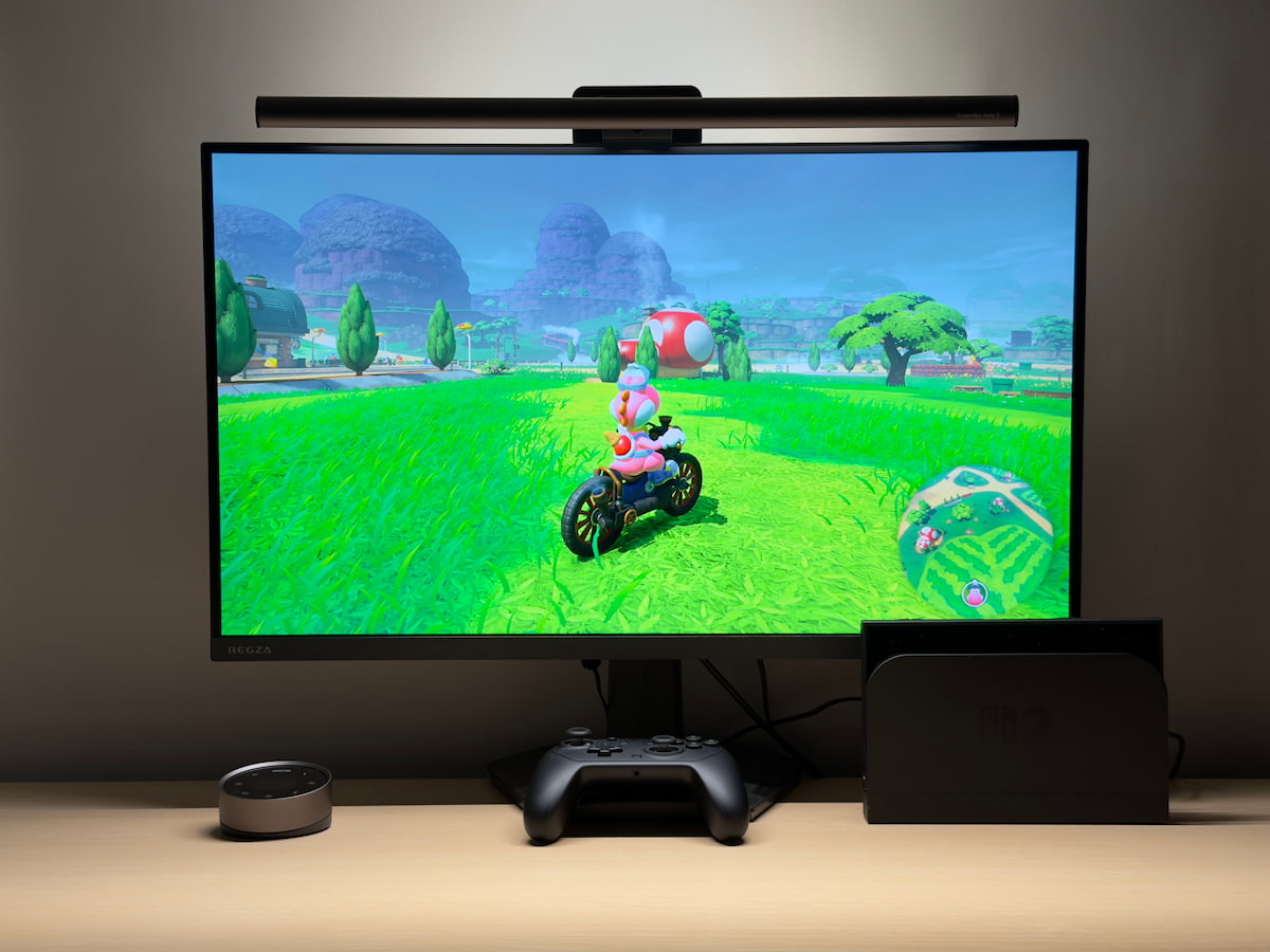 ゲームプレイが快適になる！BenQ のモニター掛け式 LED ライト