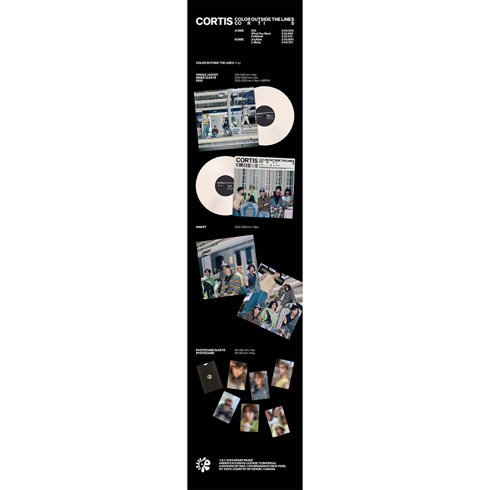 COLOR OUTSIDE THE LINES (Vinyl) - CORTIS OFFICIAL STORE