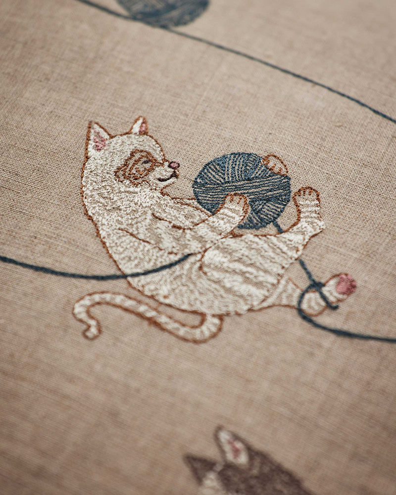 Playful Cats Pillow | Coral & Tusk