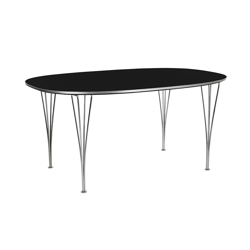 FRITZ HANSEN（フリッツ・ハンセン）スーパー楕円テーブル ブラック
