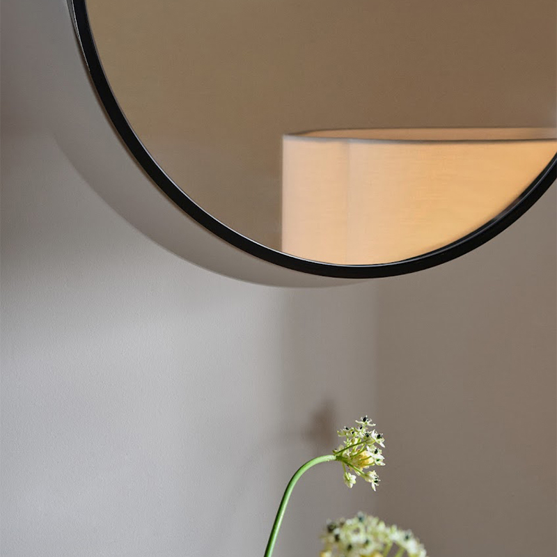 TCS ビゾー ウォールミラー 75cm グロス オーカー｜5%point | THE