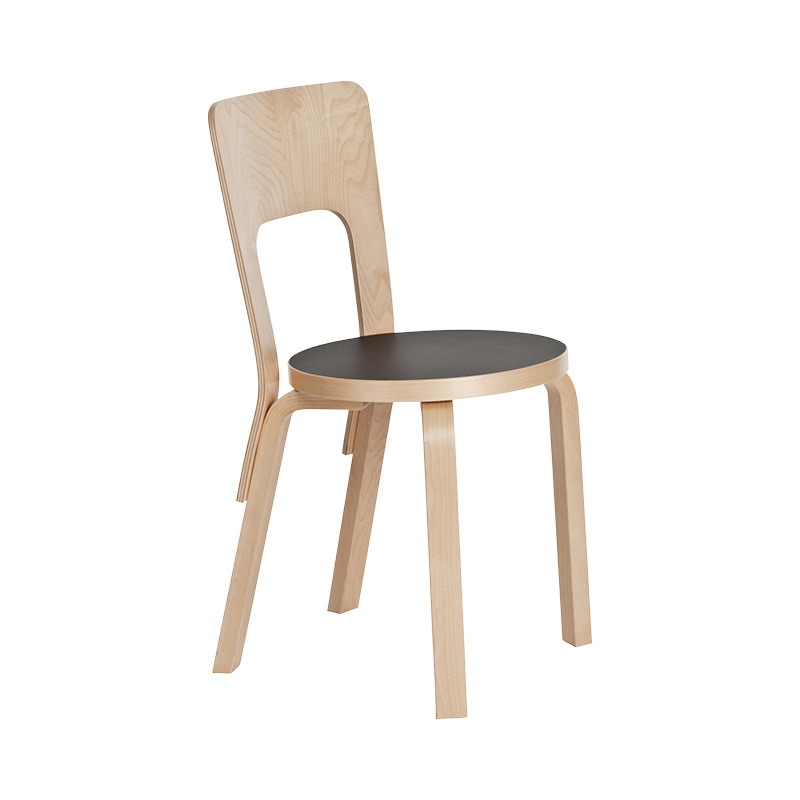 Artek（アルテック）66 チェア ナチュラル ラッカー｜Alvar Aalto