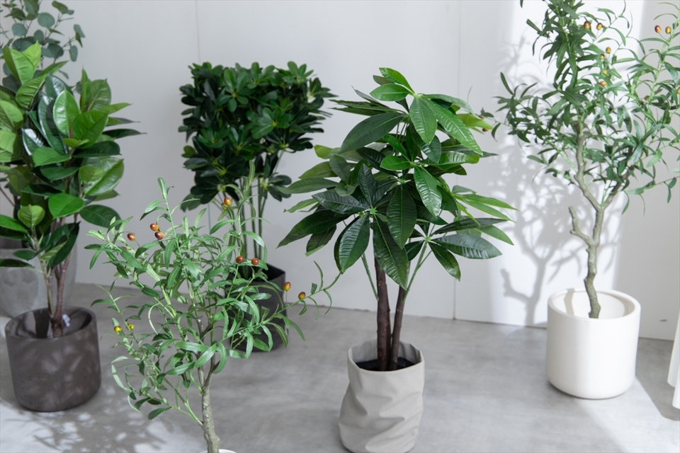 フェイクグリーン インテリアグリーン オリーブ [光触媒/高さ125