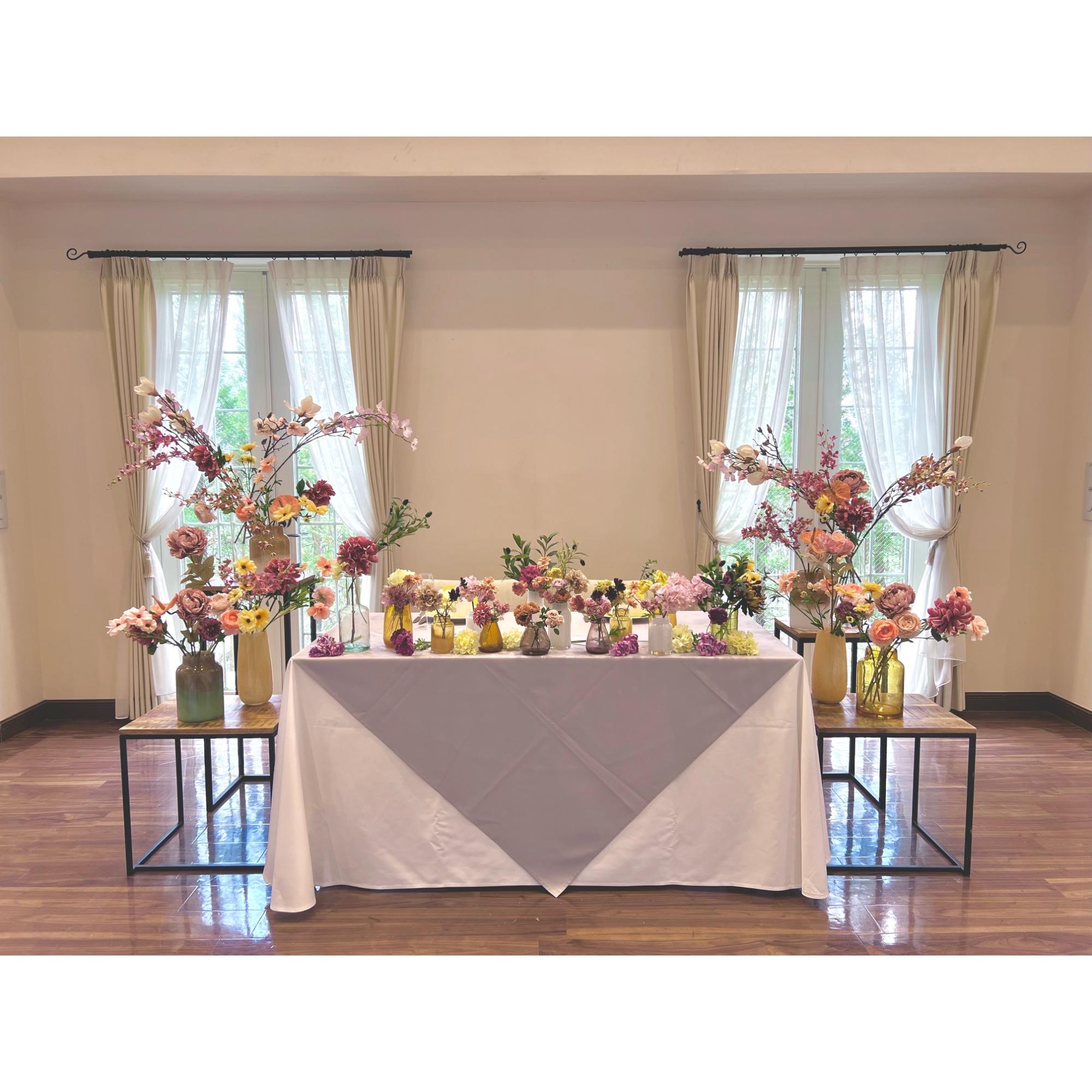 レンタル】高砂装飾兼フォトブース101【結婚式 フラワー 会場装花