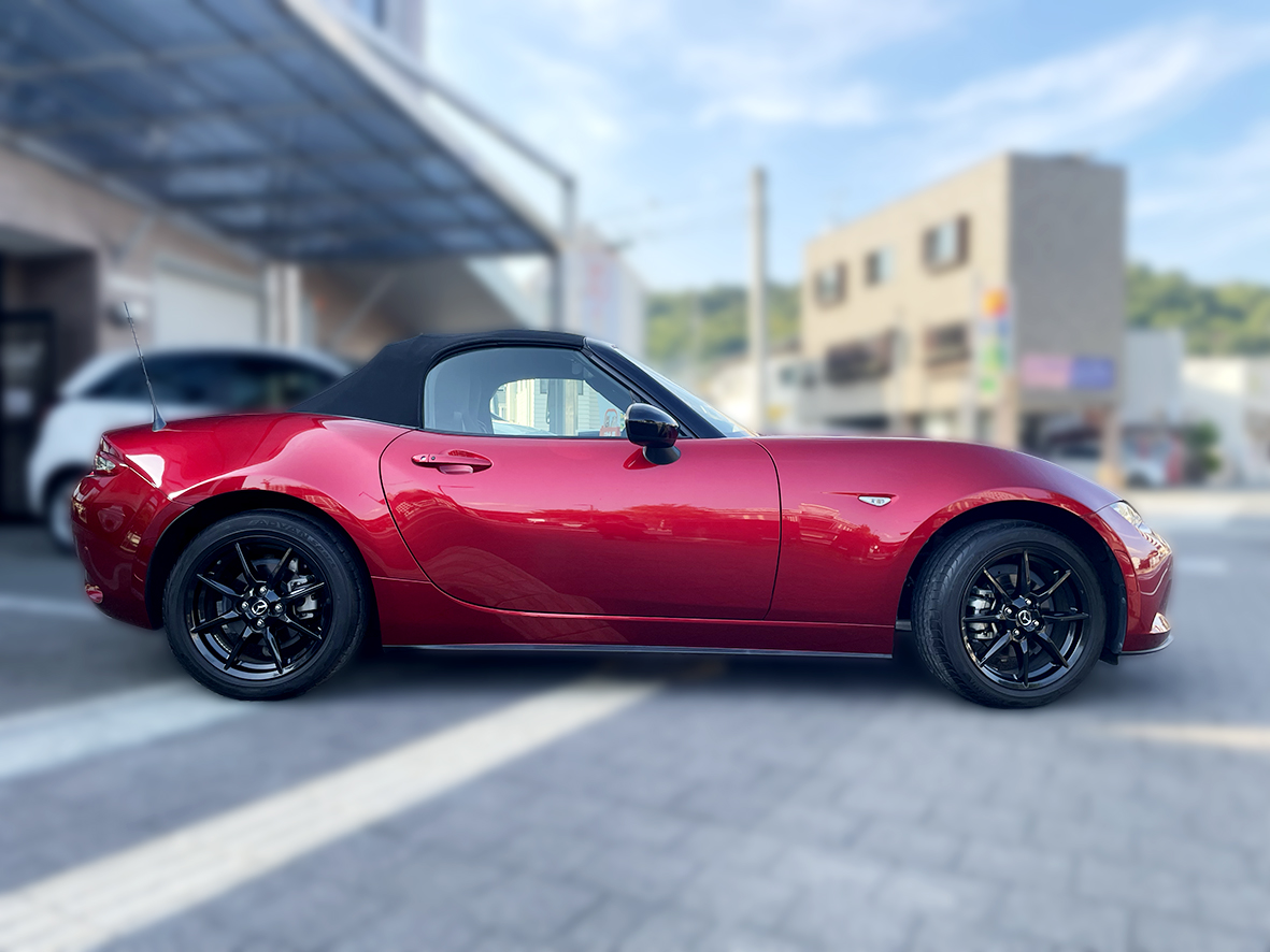 MAZDA ROADSTER」(赤)のご紹介 - 熊本のレンタカーなら中央リース