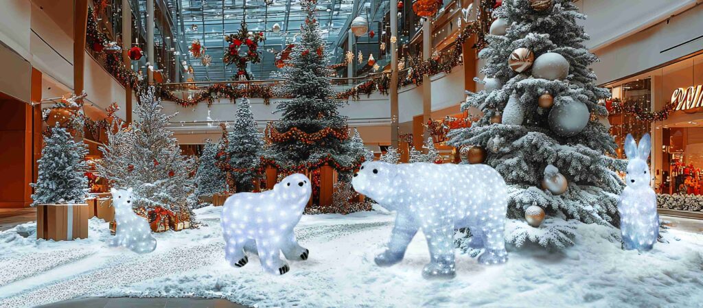 ホワイトベアB(L3D399) - クリスマスイルミネーションの老舗 コロナ