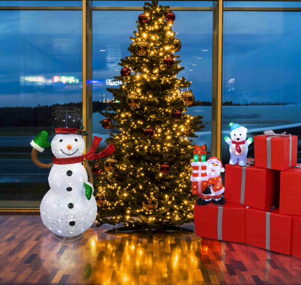 フォールドスノーマン(L3D609) - クリスマスイルミネーションの老舗