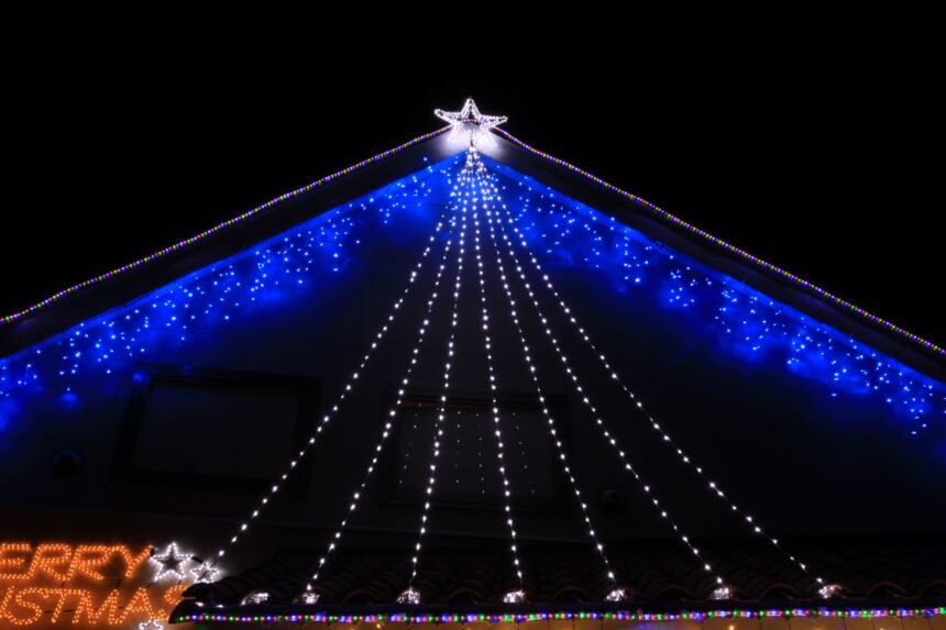 ドレープライト6mトップスター付コントローラー付【LD6