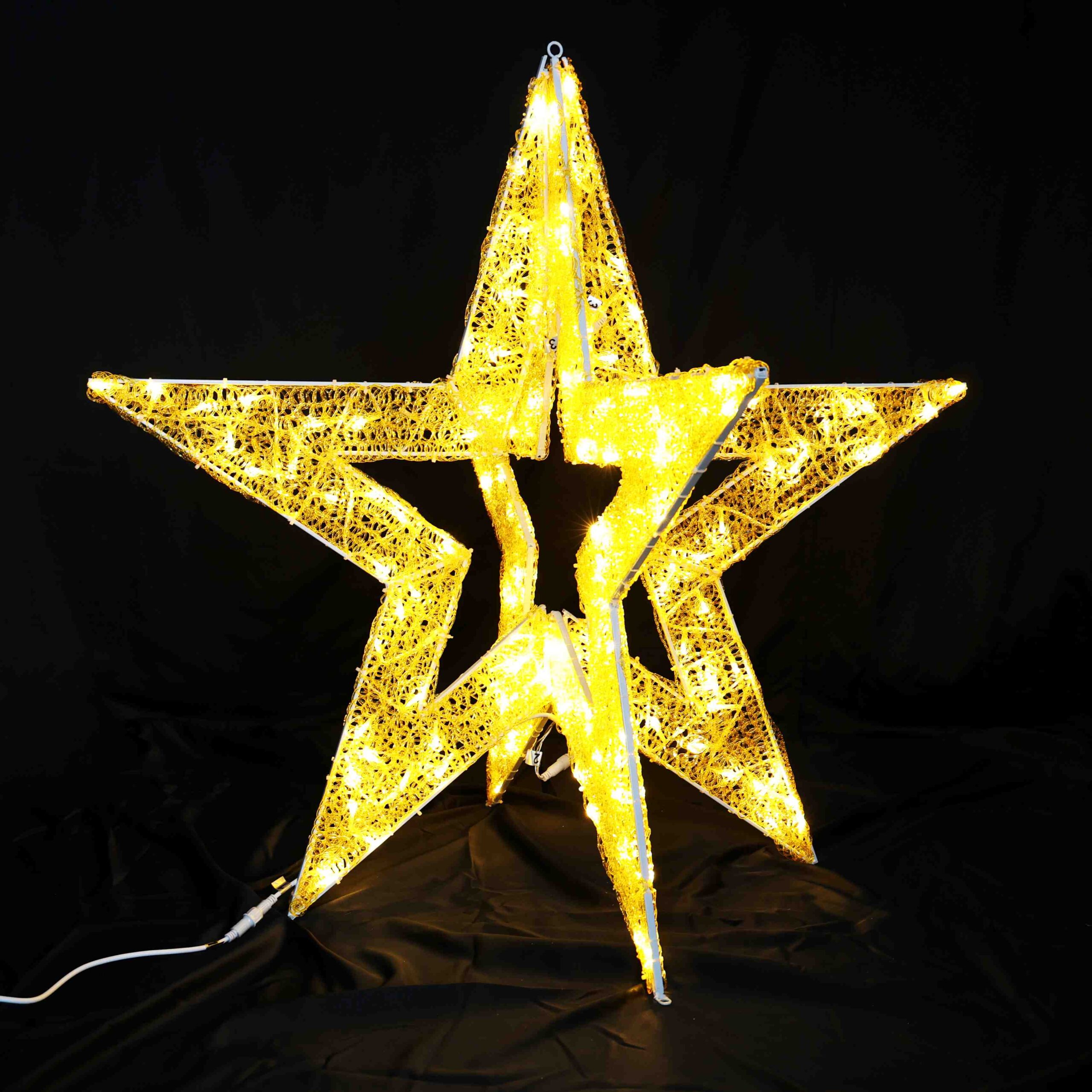 フラッシュクロススター120 ゴールド(L3D913) - クリスマス