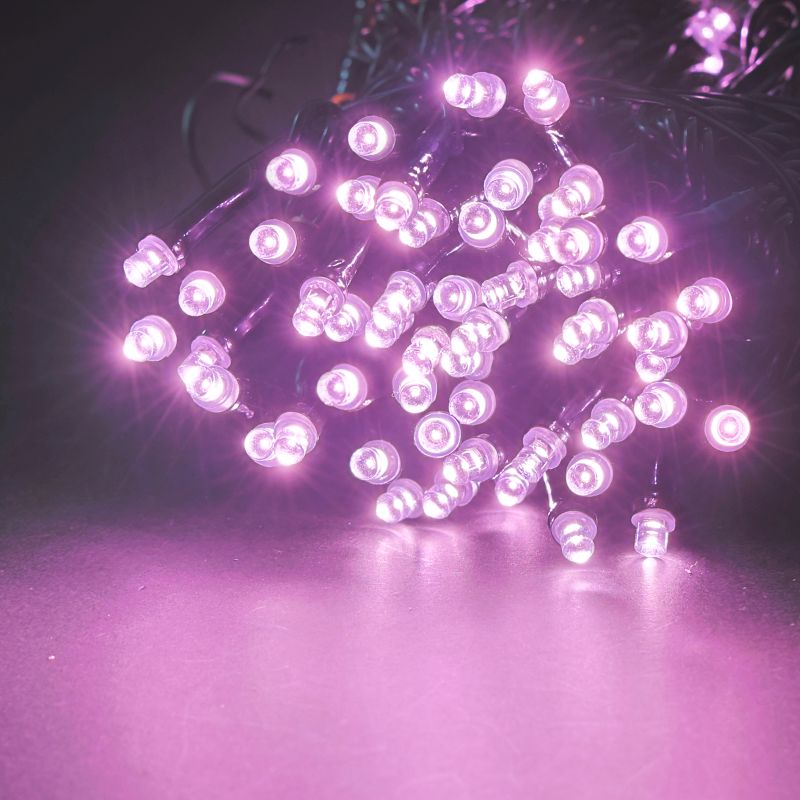 2芯スリムライト100球 ブラックコード【2B100】 - クリスマス