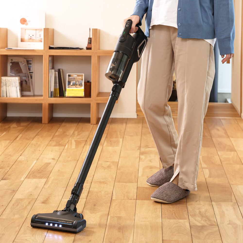 サイクロン式でパワフル吸引＆お手入れかんたんで使いやすいコードレス