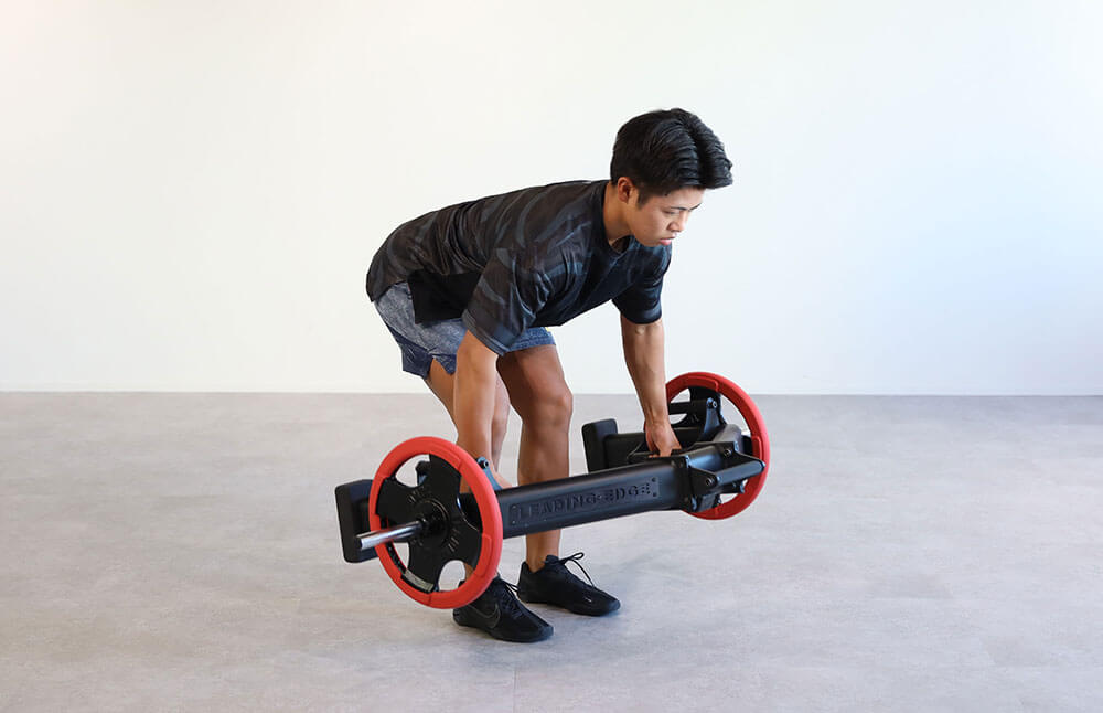 腰背部への負荷軽減！！ LEADING EDGEから話題の『ヘックスバー』が新