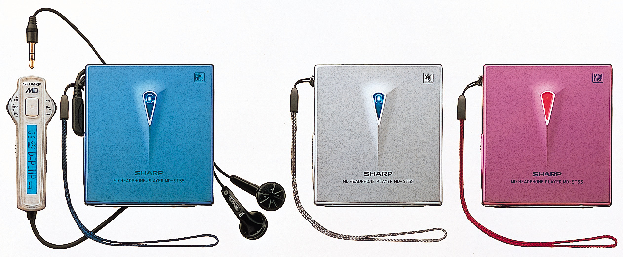 MDヘッドホンプレーヤー＜MD－ST55＞