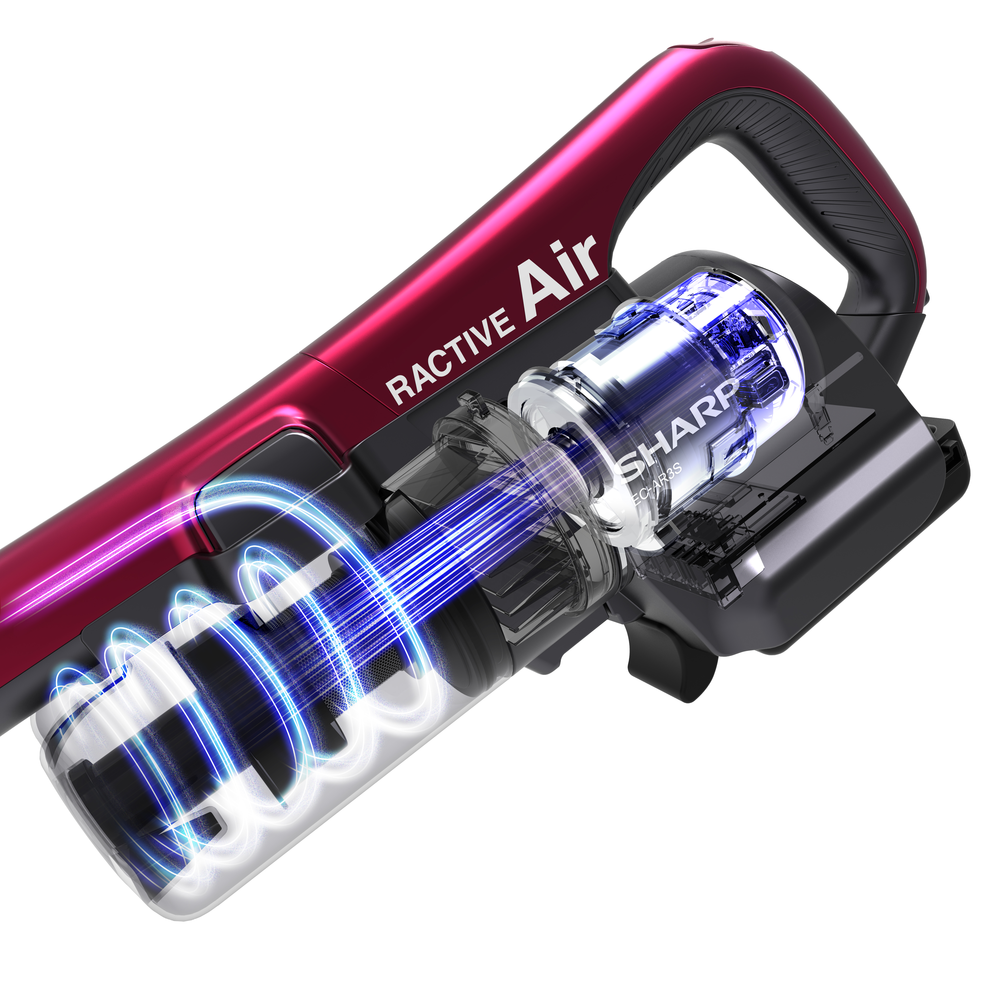 SHARP EC-AR3S-P 充電式掃除機 ピンク EC-AR3S-P スティッククリーナー RACTIVE Air（ラクティブ エア
