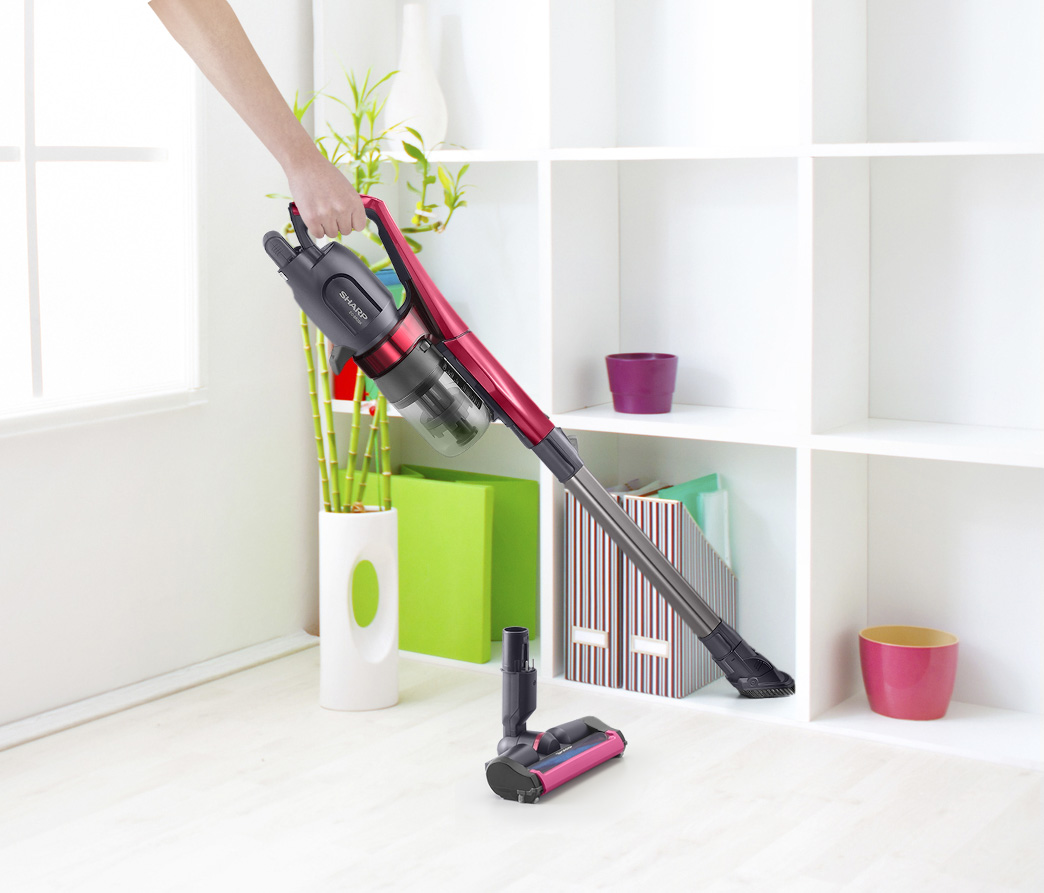 Sharp 掃除機　高級　プレミアムパッケージモデル EC-SR3SX-P コードレススティック掃除機<EC-SR3SX><EC-SR3S>：ニュースリリース