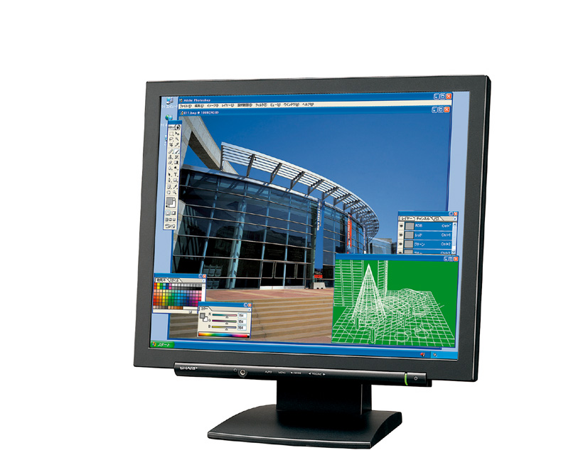 SHARP CU-14MD カラーディスプレイ Yahoo!オークション - SHARP カラーディスプレイ CU-14FDB モニター シ