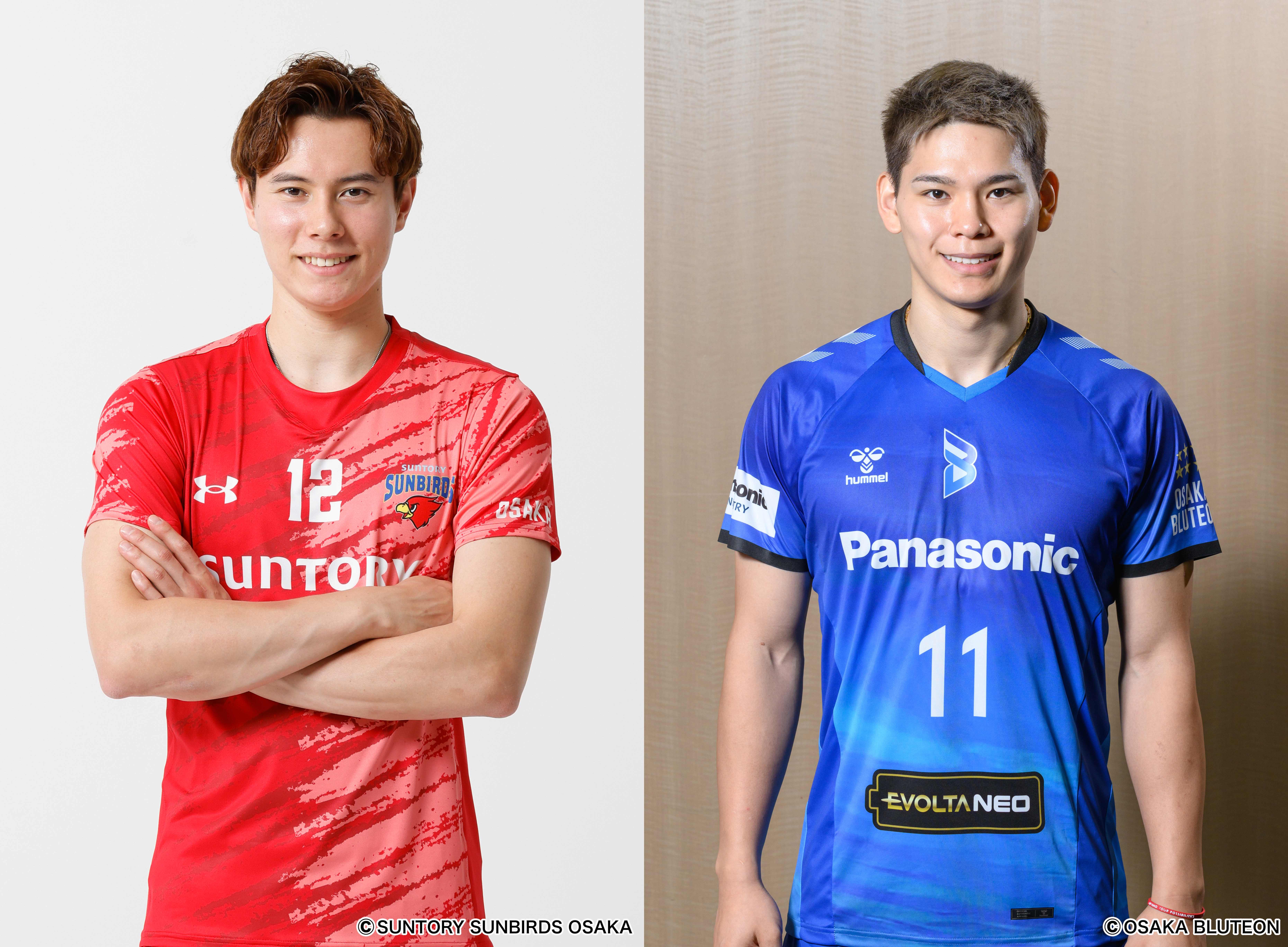 10・11のSVリーグ サントリーー大阪ブルテオンの開幕戦、フジテレビ系