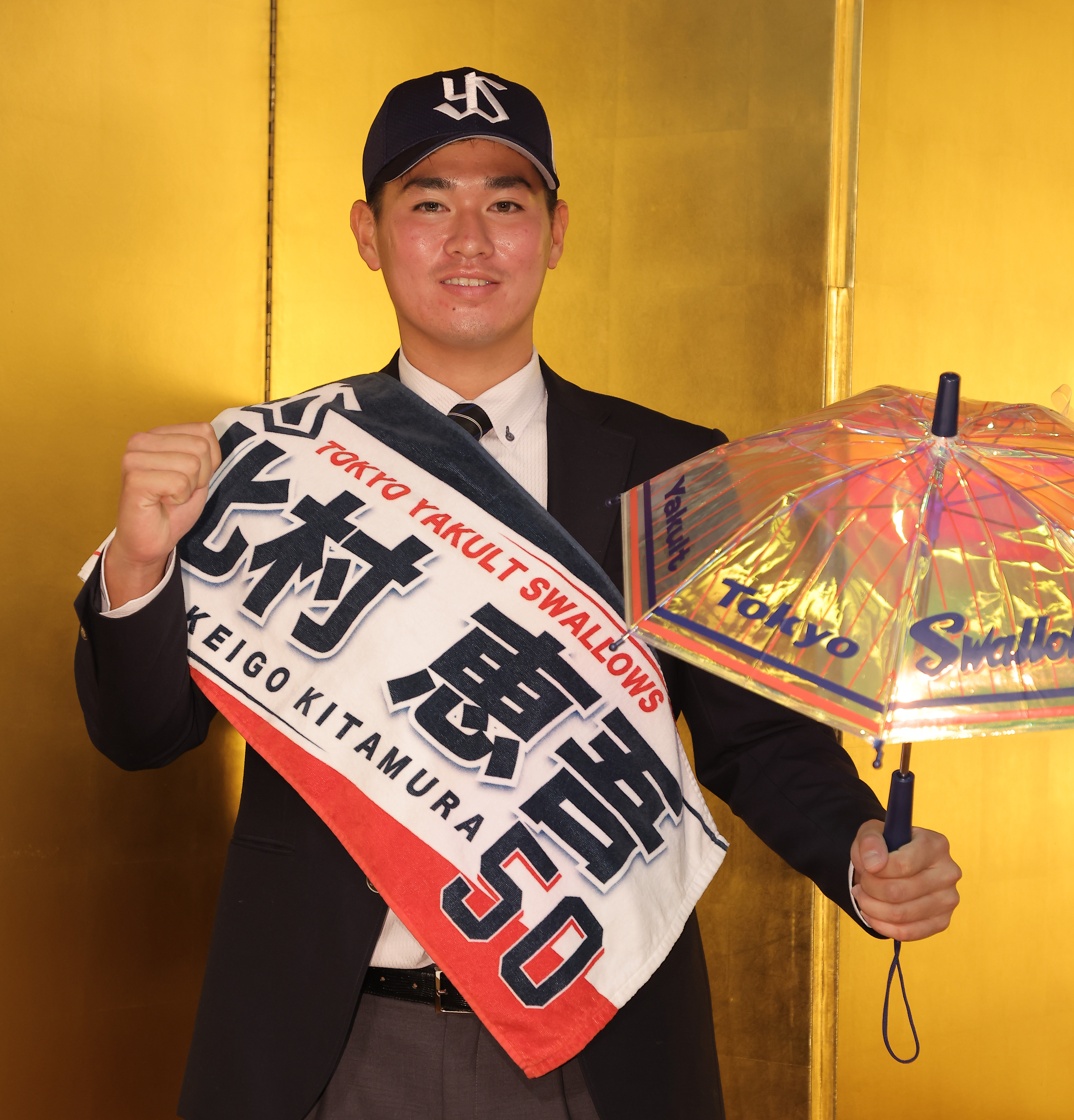 ヤクルトD5位・北村恵吾は背番号「50」に決定 右の主軸候補は