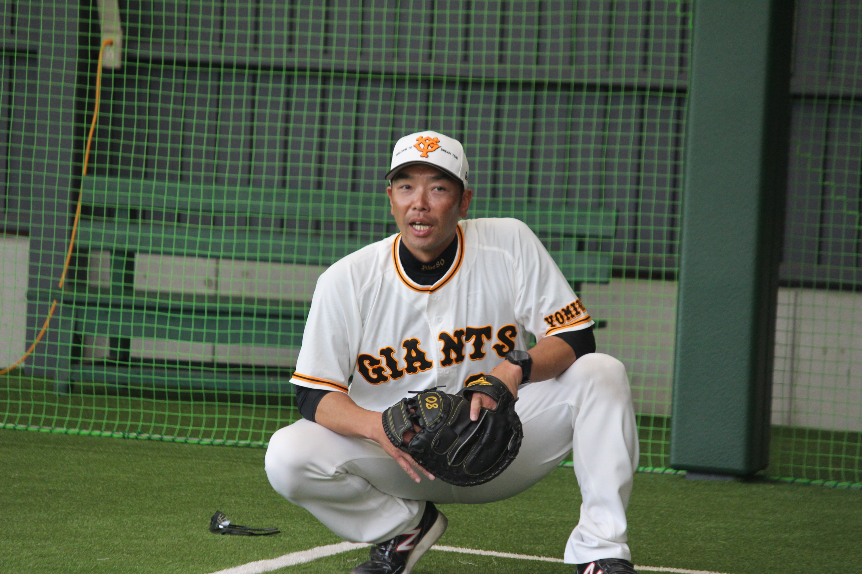 巨人ブルペンに〝捕手・阿部慎之助〟が登場！ ヘッド兼バッテリー