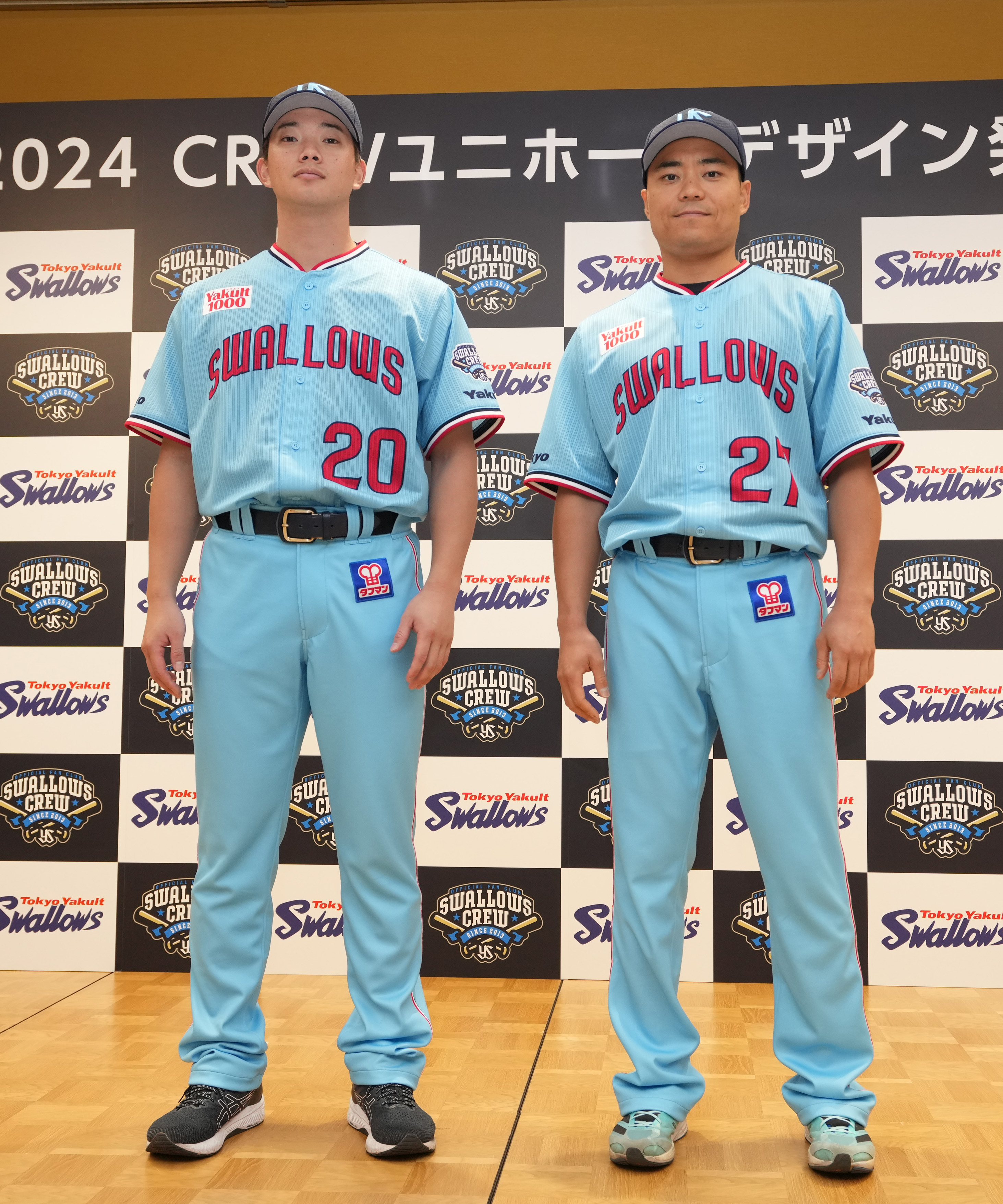 ヤクルト、2024年CREWユニホームのデザインを発表！ 1990