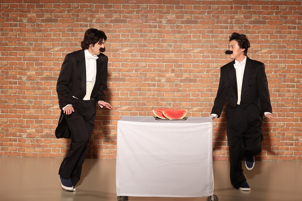 志村けんとドリフの大爆笑物語」 山田裕貴＆勝地涼のひげダンス初公開