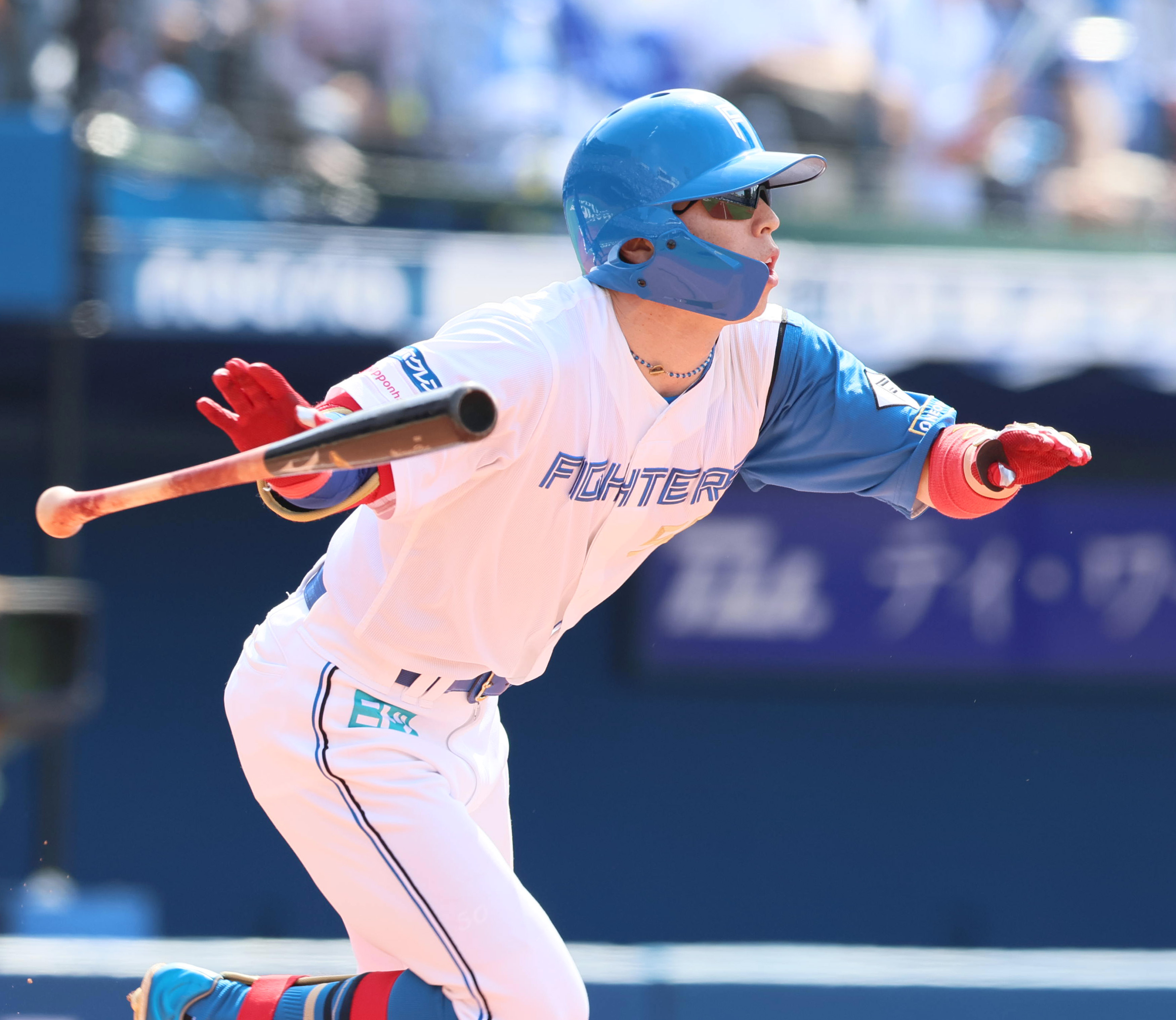 日本ハム・五十幡亮汰、猛打賞となる左前適時打「積極的にいこうと思っ