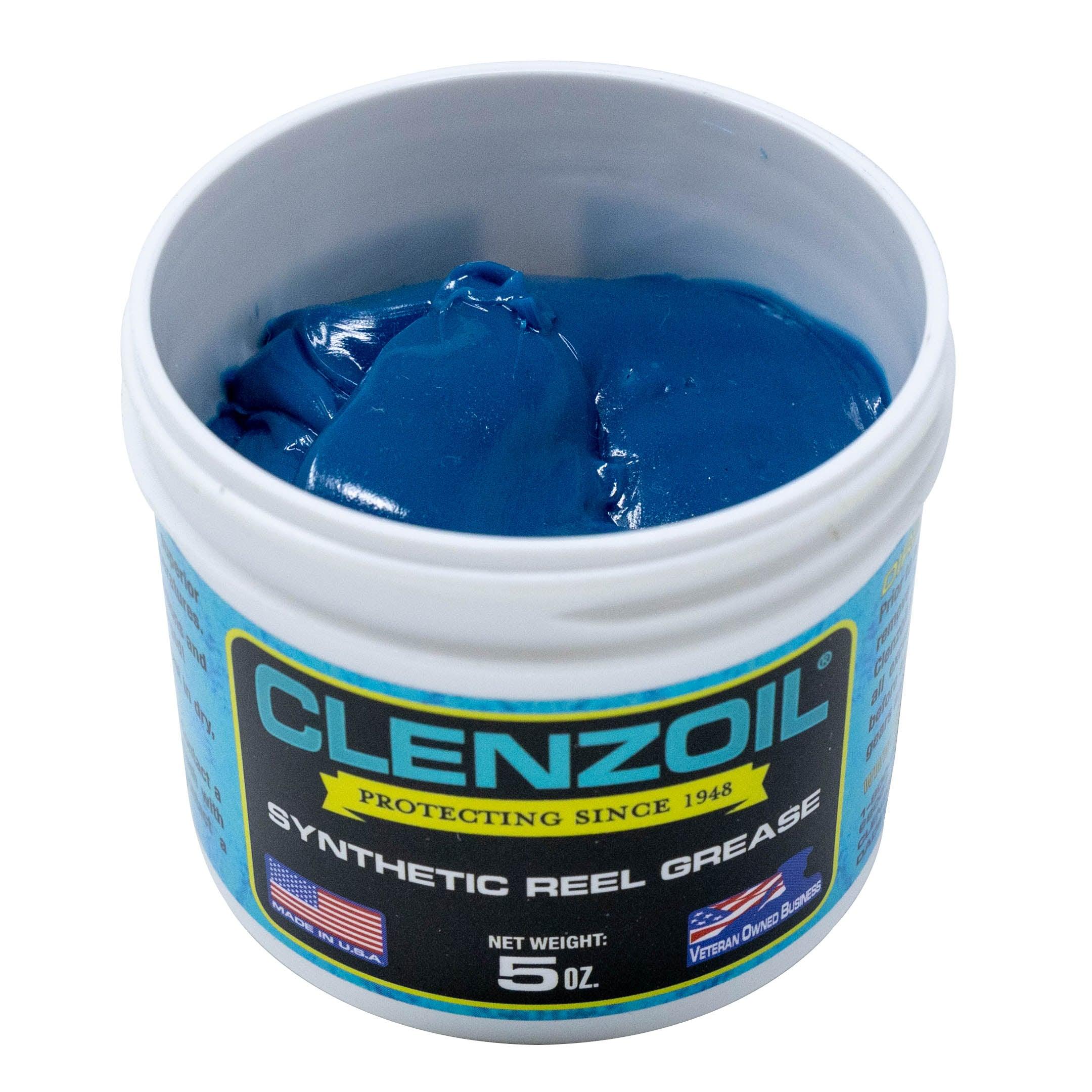 Clenzoil Synthetic Reel Grease - Marine & Tackle - 5 oz Jar