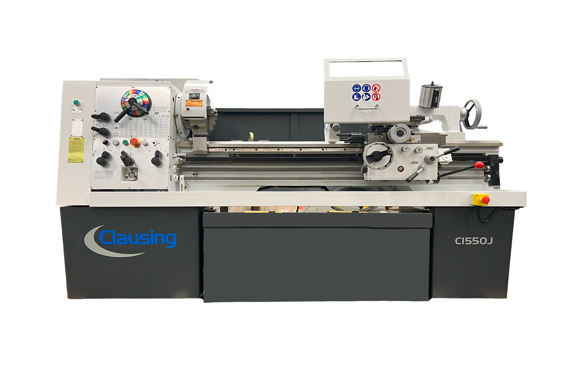 C1550J - Clausing Geared Head Lathe with 15.25” Swing over Bed