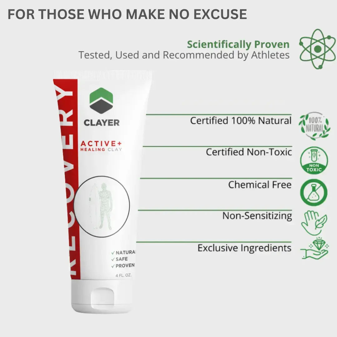 Surfers Faster Recovery - Healing Clay 4 fl oz - CLAYER#1 Green Clay