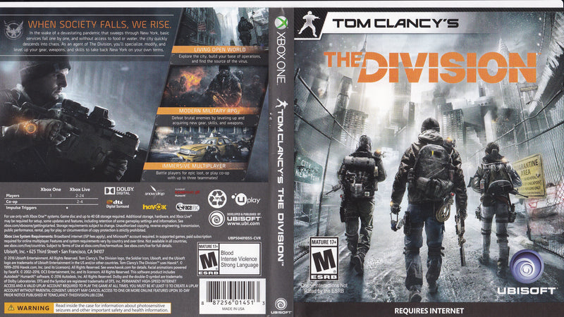 Tom Clancy's The Division Xbox One | Clarkade