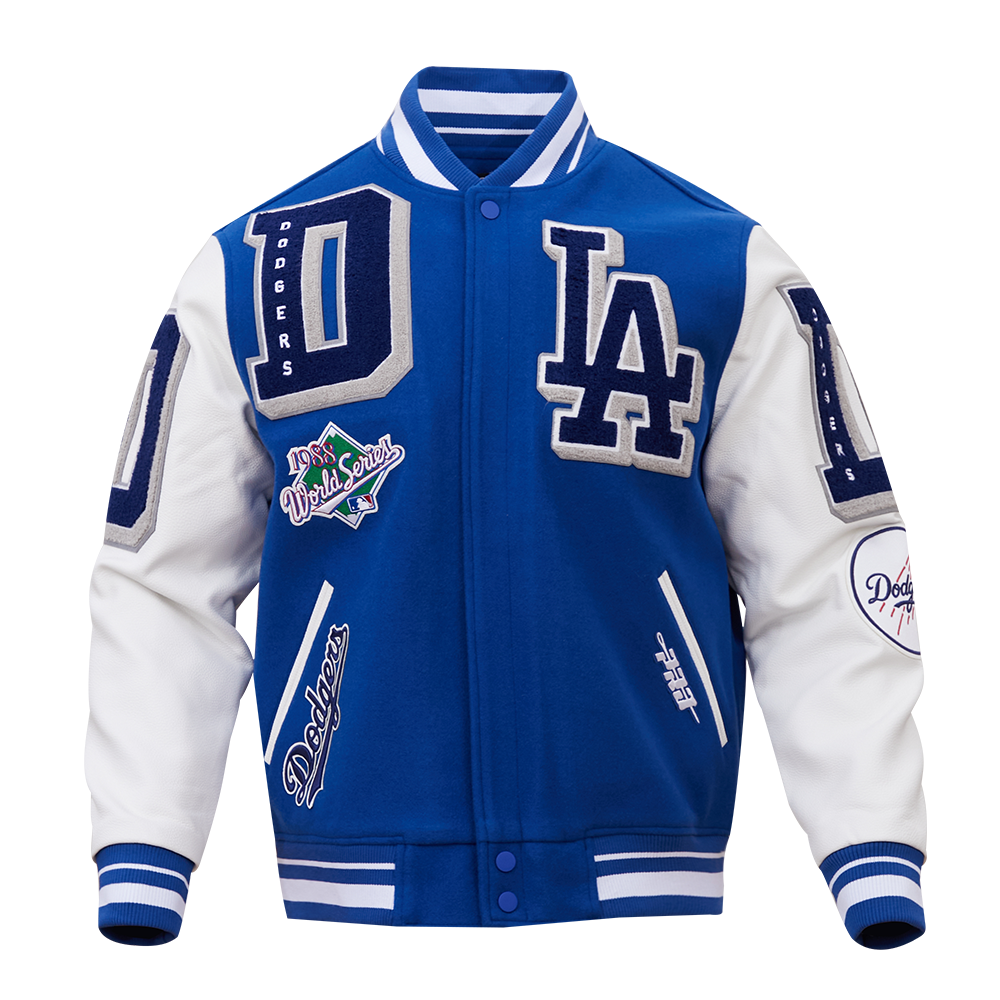 Pro Standard Men's MLB Los Angeles Dodgers Mashup Rib Wool Varsity