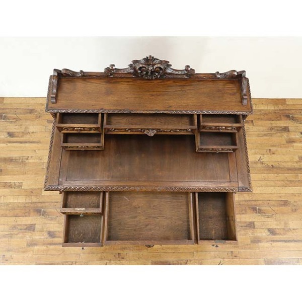 1900年頃 オーク材 フランス アンティーク・デスク antique65292a 新着